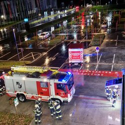 Feuerwehrauto im Lakeside Park