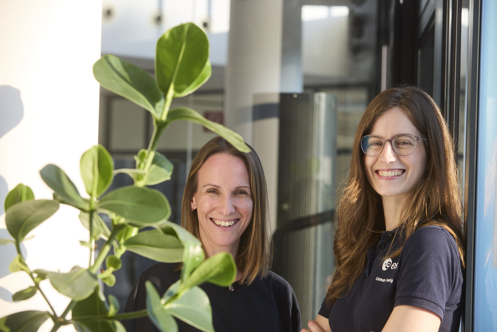 Silvia Seebacher-Prokop (Educational Lab) mit ESA-Astronautin Carmen Possnig 